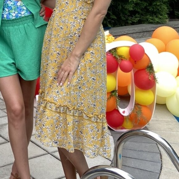 Max Studio Floral Dress XS - Picture 4 of 4